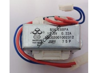 Transformador Unidad Interior Aire Acondicionado Haier 001A3800032E