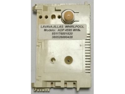 Placa Control Lavavajillas Whirlpool Placa Control Lavavajillas Whirlpool
