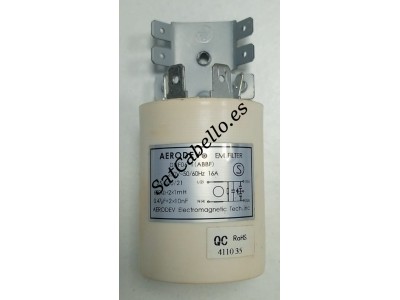 Filtro Eléctrico lavadora home XA2QG60.8-2