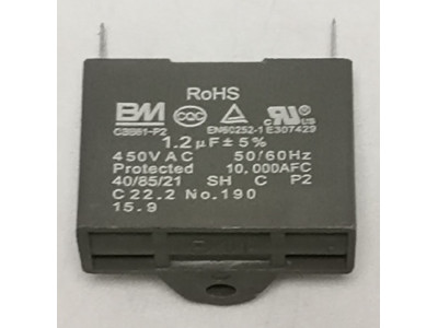 Condensador 1,2 UF Terminales Faston