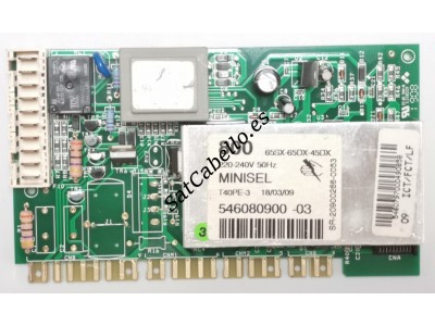 Placa Control Lavadora New Pol Ardo Taurus Rommer T40PE-3