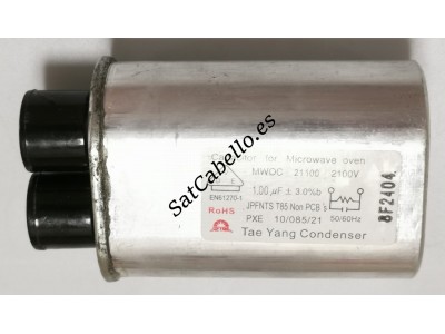 Condensador 1 UF Microondas LG MS-1924W