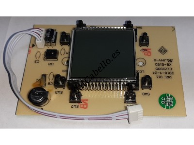 Placa Display Radiador Orbegozo RRE810A