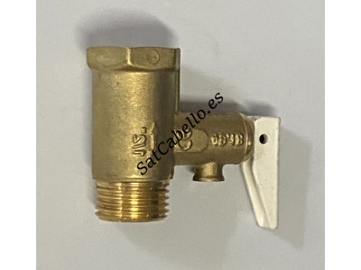 Valvula Seguridad 1/2 8 Bar Baja presión Termo Electrico Thermor 