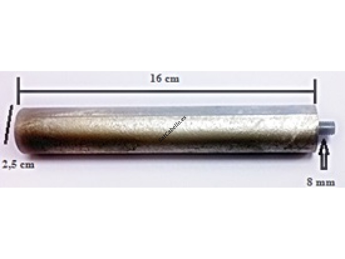 Anodo De Magnesio 16cm 2.5cm 8mm Termo Electrico Thermor